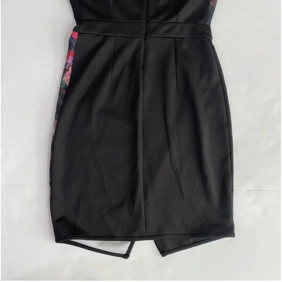 Stitch Fix PIXLEY Meena Knit Dress Floral Asymmetrical Women Small Sleeveless - Picture 10 of 13